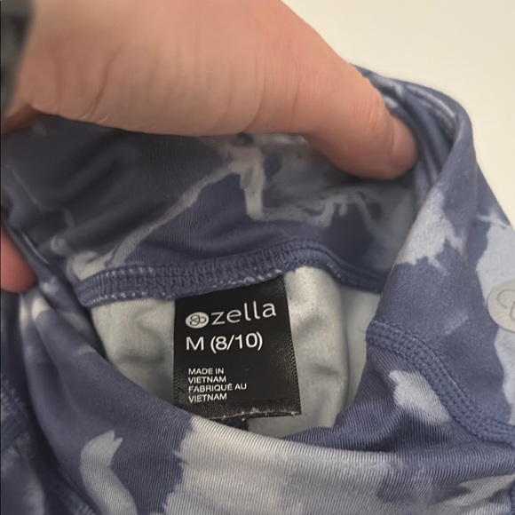 Blue and White Athletic Shorts /Bike Shorts - Picture 4 of 4